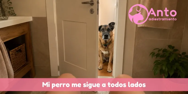 ¿Por qué tu perro te sigue a todas partes?